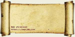 Omilj Veličković vizit kartica